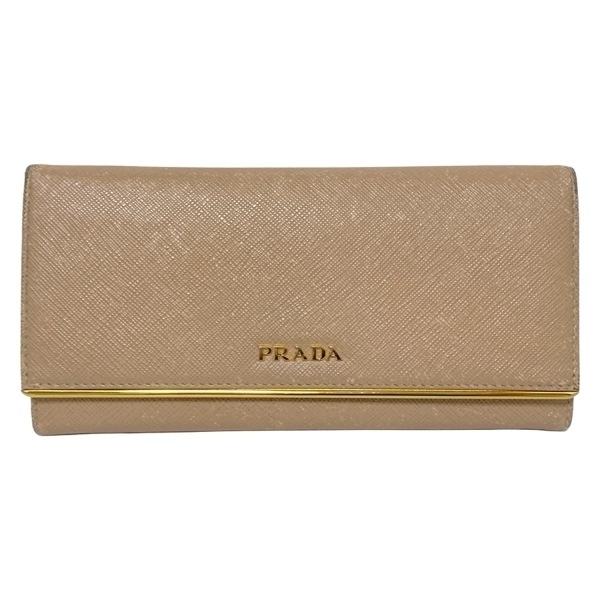 ！新品同然！　PRADA プラダ　ゴールドプレート　長財布 楽天市場】【秋SALEクーポン】プラダ 長財布 財布 ファスナー