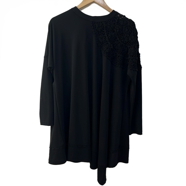 TOKUKO LERVOL★トクコプルミエヴォル☆綿トップス黒 TOKUKO LERVOL☆トクコプルミエヴォル☆綿トップス黒