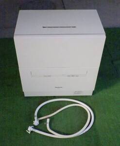 Y2077# 通電確認のみ Panasonic NP-TA3-W 電気食器洗い乾燥機 2019年製 パナソニック 食洗機 食器洗い乾燥機 ホワイト NP-TA3
