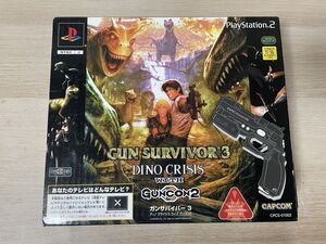 PS2 ソフト ガンサバイバー3 ディノクライシス ウィズ ガンコン2 【管理 24794】【B】