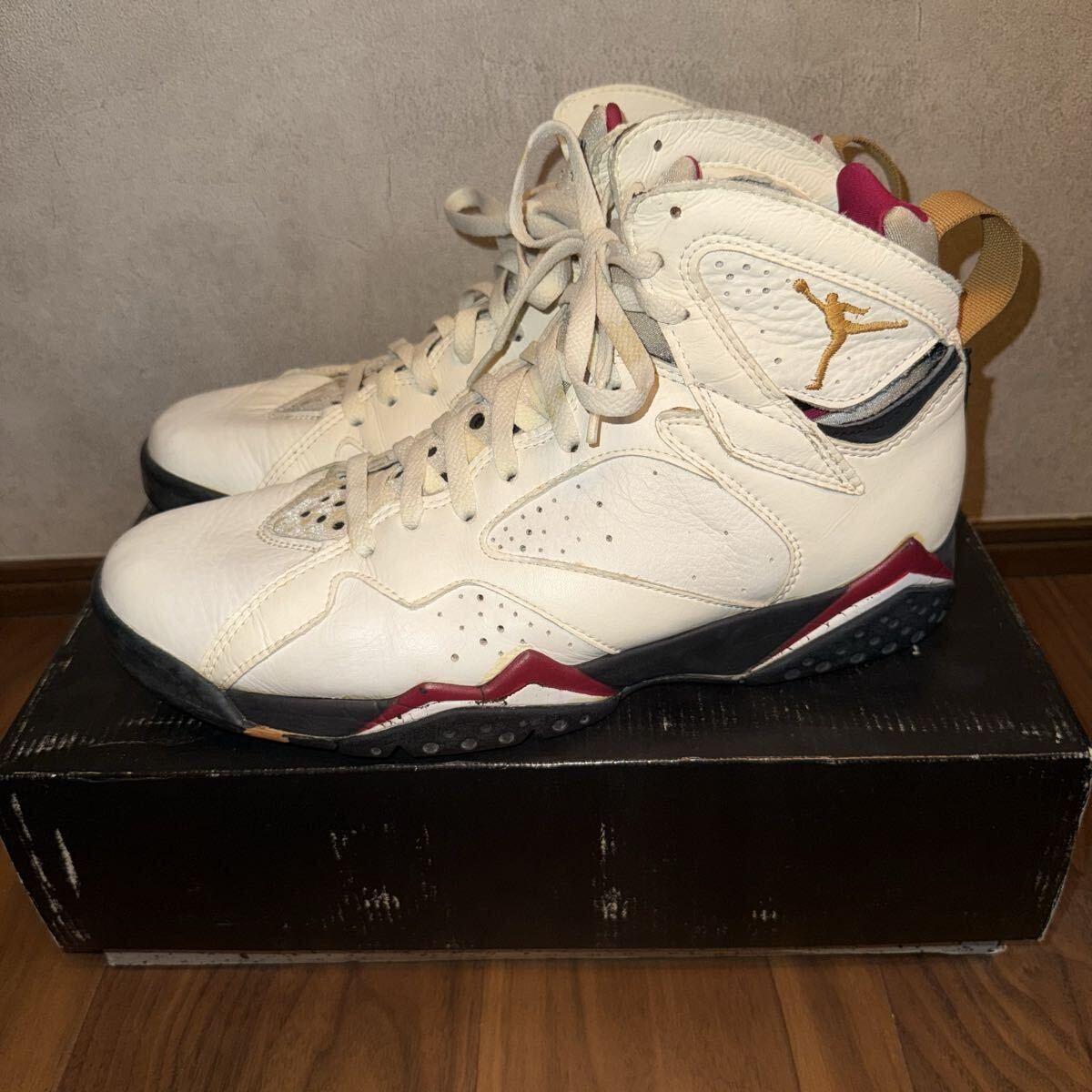 エアジョーダン7 グレー/レッド 箱付き エアジョーダン7 グレー/レッド 箱付き AIR JORDAN 7 RETRO GC