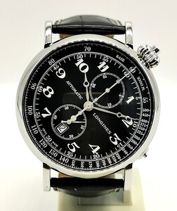 希少 LONGINES ロンジン L2.779.4 ヘリテージ アビゲーション タイプ A-7 ワンプッシュ クロノグラフ 日差が少ない 自動巻き 時計