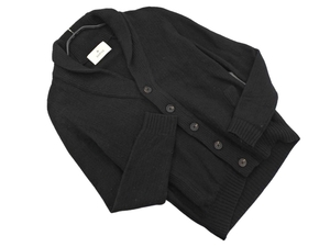 EDIFICE EDIFICE вязаный кардиган из шерстяной смеси размер 44/черный ◇■ ☆ fia8 Mens