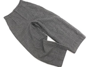 BOSCH Bosch шерстяная смесь в шахматном порядке широкие брюки размер36/серый ◇■ мужчины fia9