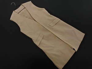 Mila Owen Mila Owen длинная жилетка размер 0/бежевый ◇■ ☆ fib6 Women