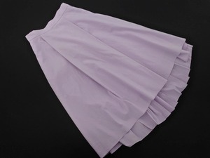 KUMIKYOKU Kumikyoku Плиссированная длинная юбка размер2/лаванда ■◇ ☆ fib6 Ladies