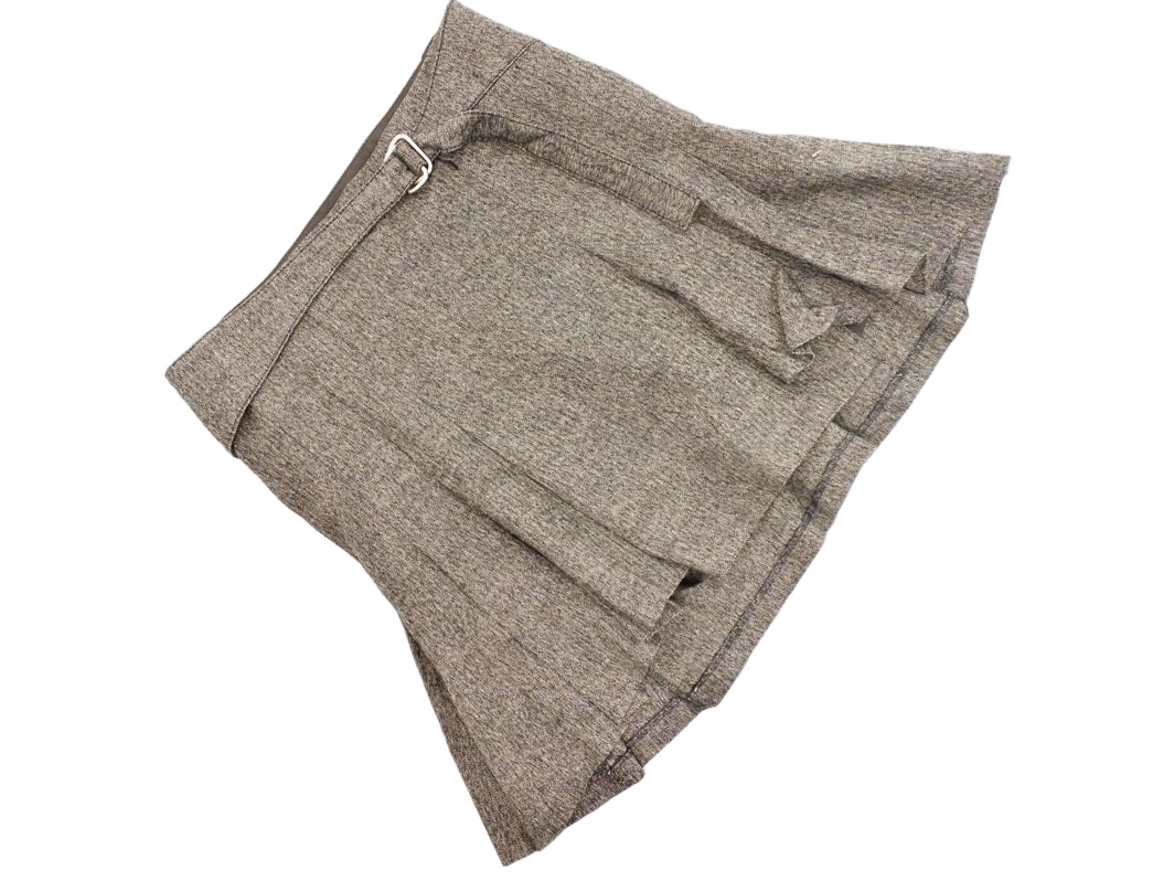 ★美品★【バーバリー ブルーレーベル】ダブルブレストスカート　ロゴ刺繍 BLUE LABEL CRESTBRIDGE - 【新品】ブルーレーベルクレスト