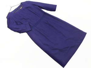 PAUL STUART Пол Стюарт 100% шерсть I-line платье размер6/темно-синий ◇■ ☆ fic2 Дамы