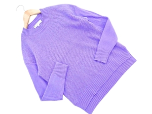 KUMIKYOKU Kumikyoku Wool Mix Knitted Sweater size2/purple ◇■ ☆ fid0 Ladies