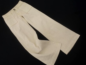 COMME CA DU MODE COMME CA DU MODE Широкие джинсовые брюки размер 7/светло-бежевый ■■ ☆ fid0 Дамы