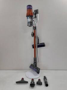 【9895 あ】 ダイソン dyson SV18 掃除機 動作品 コードレスクリーナー スタンド付き ヘッド 2個付き 清掃済み