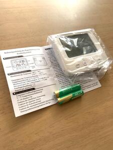 【未使用品】 バックライト付き温湿度計 置時計 デジタル時計 卓上 湿度計 温度計 アラーム付
