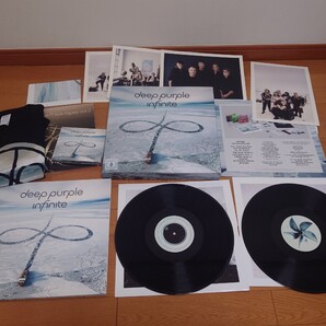 ★ディープ・パープル★ Deep Purple★infinite★CD+ DVD+ LP+ Tシャツ★限定ボックス★中古品★付属写真傷みあり