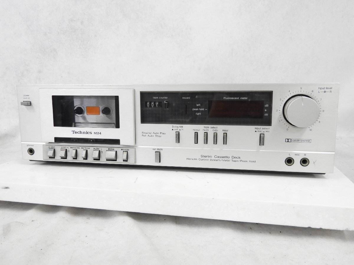 【名機】ナショナル RS-M24 カセットデッキ(ジャンク品) Yahoo!オークション -「rs-m24」(カセットデッキ) (オーディオ