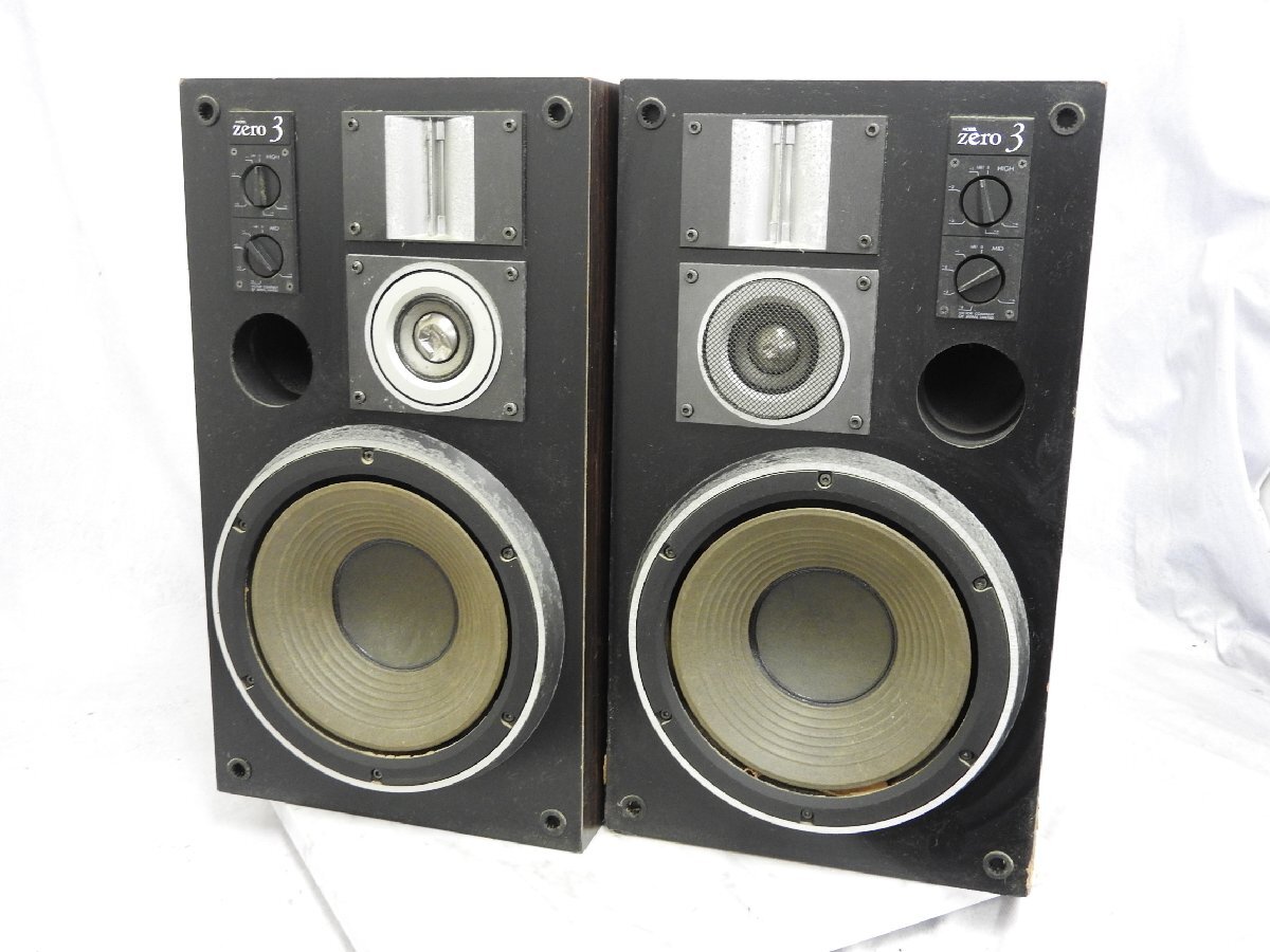 ①早い者勝ち‼️victor 3ウェイ スピーカー Zero 50FX音出し確認済 VICTOR Zero-50Fineの仕様 ビクター