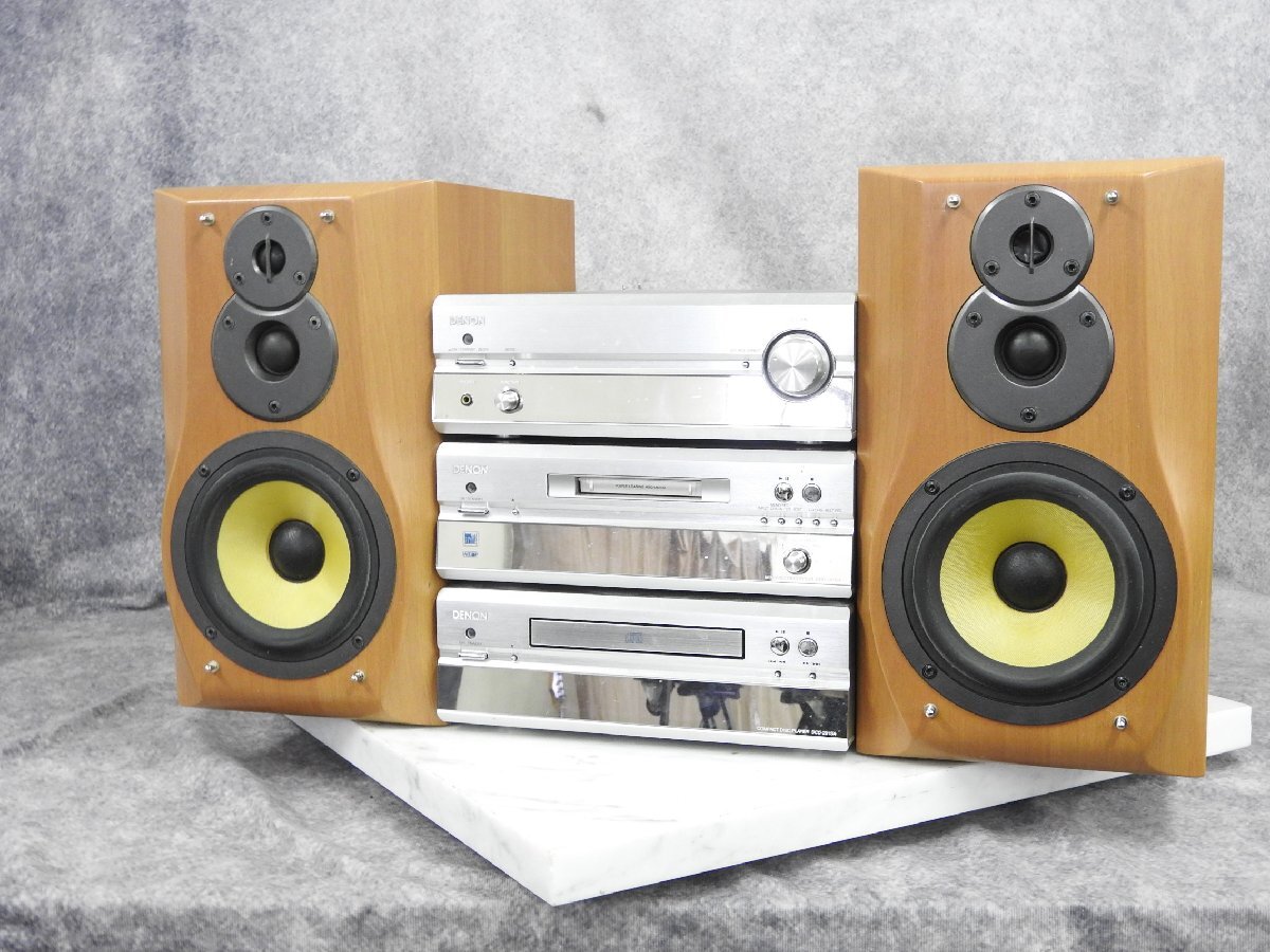 美品 DENON ペアスピーカー SC-201SA デノン 4way オーディオ DENON デノン SC-201SA スピーカー ペア 3ウェイ 4スピーカー