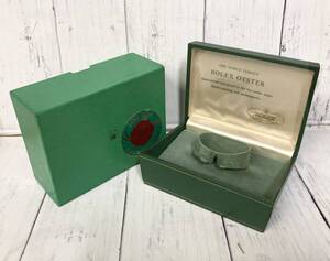 ☆格安売切☆希少!ROLEX ロレックス OYSTER オイスター 純正ボックス 1960’s ヴィンテージ 当時物 空箱 グリーン 内箱 外箱 時計 ケース