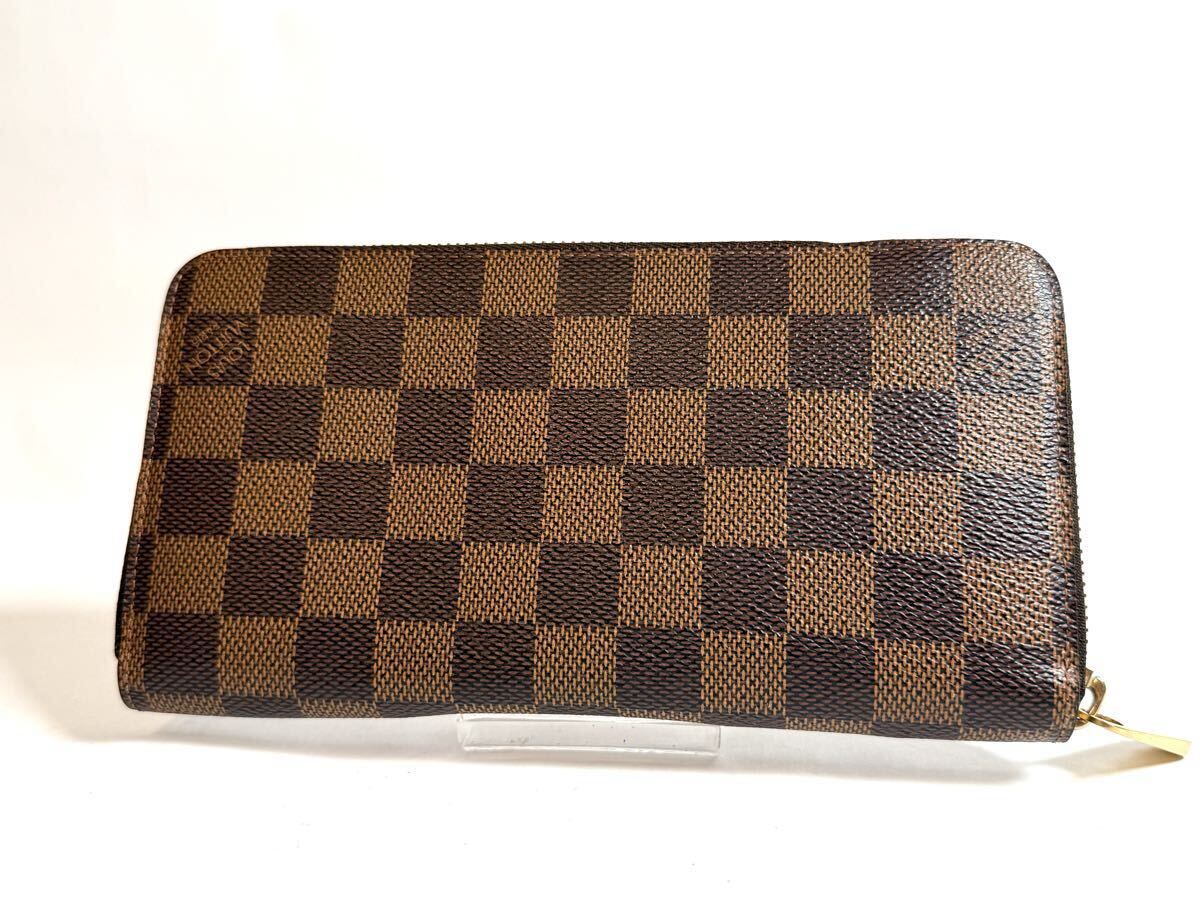 極美品 ルイヴィトン ダミエ ジッピー 長財布 ポルトモネジップ 本物 ルイヴィトン ダミエ ジッピーウォレット ポルトモネジップ 長