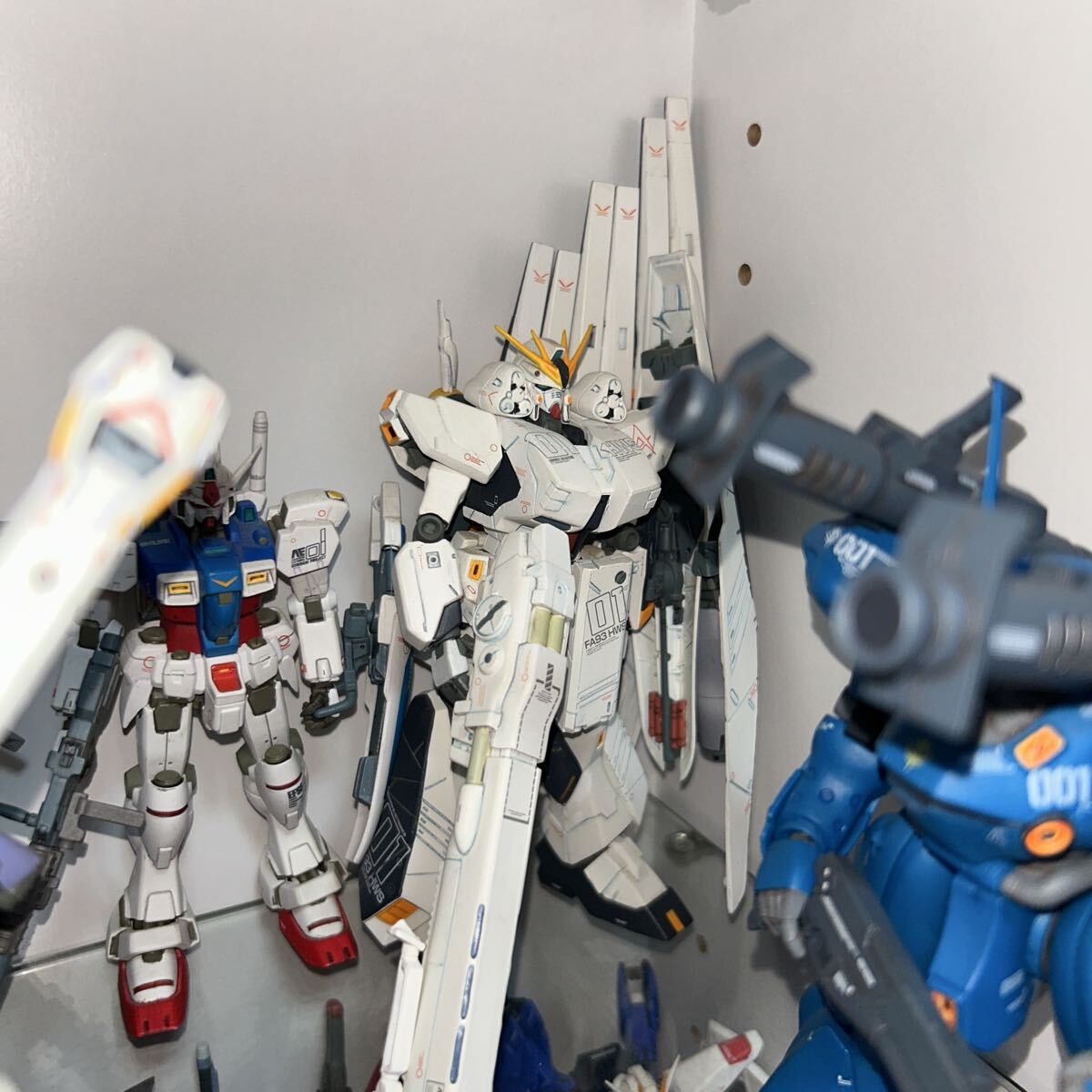 BANDAI - 【未開封】ガンダムフィックスフィギュレーション　νガンダム+HWS #0009 GUNDAM FIX FIGURATION ＃0009 νガンダム＋HWS （ニューガンダム