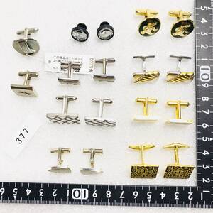 アクセサリー まとめ カフス カフスボタン ゴールド GOLD シルバー SILVER 約105g 377
