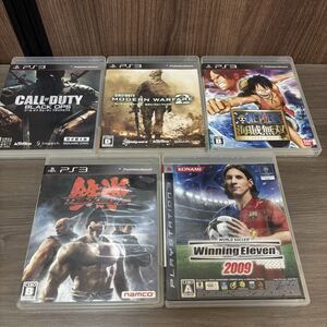★セット売り PS3 プレイステーション3 ソフト PlayStation3 Game 鉄拳6 コールオブデューティ ウイニングイレブン2009など