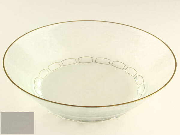 モーゼル クリスタル　スプレンディッド　金彩　ボウル　深皿 モーゼル クリスタル スプレンディッド 金彩 ボウル 深皿