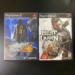 【送料無料!2本セット】プレイステーション2 鉄拳4&ビートダウン