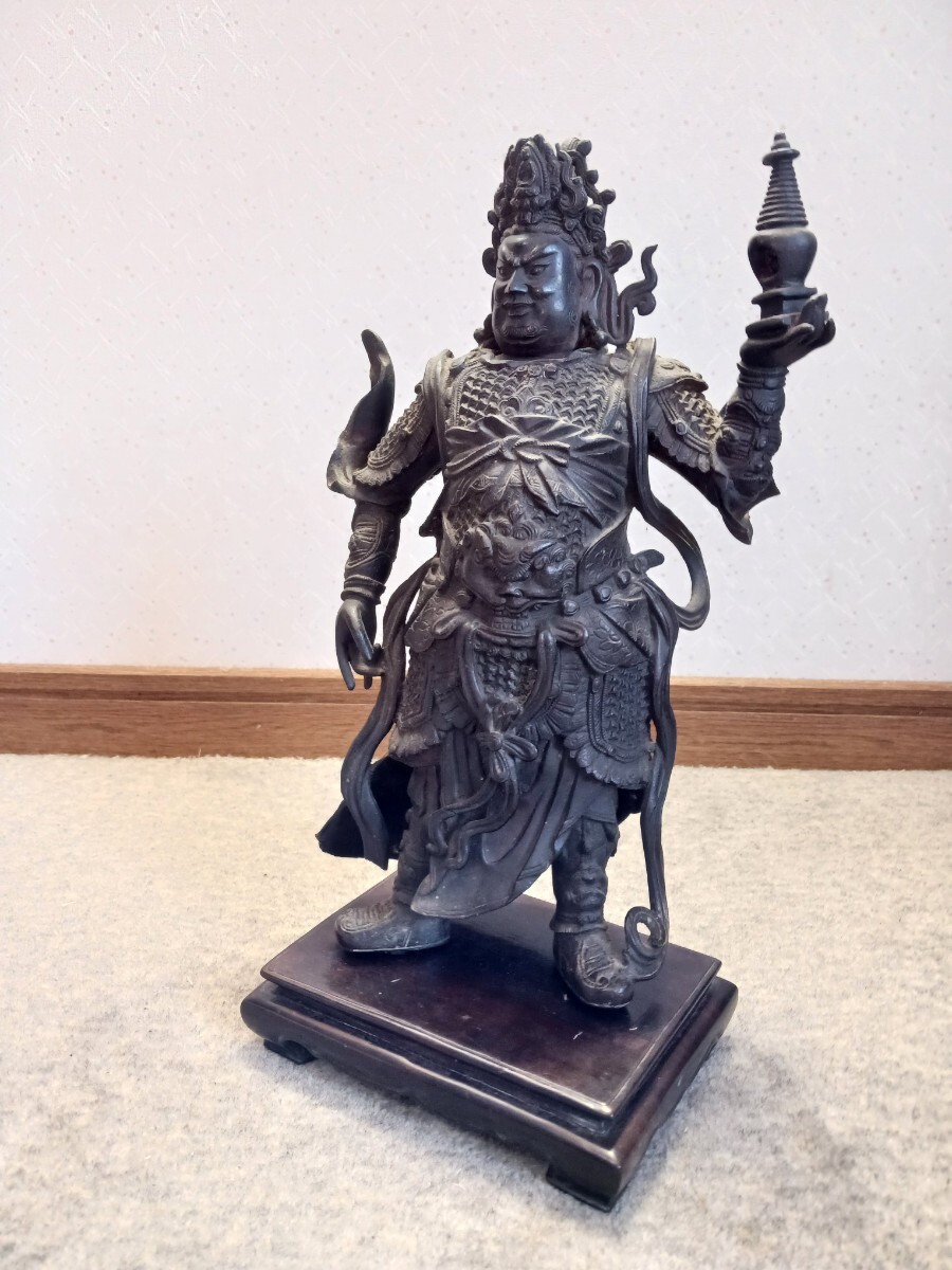 ♥時代 銅製 仏像 ③ 骨董 古玩 Yahoo!オークション -「骨董品」(仏像) (銅製)の落札相場・落札価格