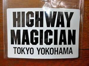在庫品限定ウインター半額セール YELLOWCORN HIGHWAY MAGICIANステッカーブラック 2枚セット \500即決 → \250即決
