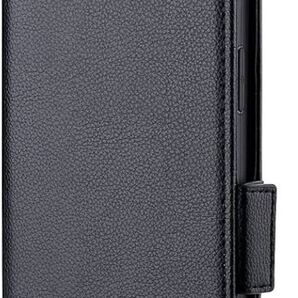 e574 AQUOS R7 ケース 手帳型 カード収納 内蔵マグネット 高級レザー スタンド機能 耐衝撃 耐摩擦 360度保護 軽量 超薄型 上質(ブラック)