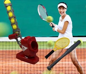 бейсбол автоматика осмолочная машина,5-7s/ мяч наружный софтбол футболка механизм, теннис ракетка, бейсбол bat, мяч 6 шт, теннис, бейсбол для 4