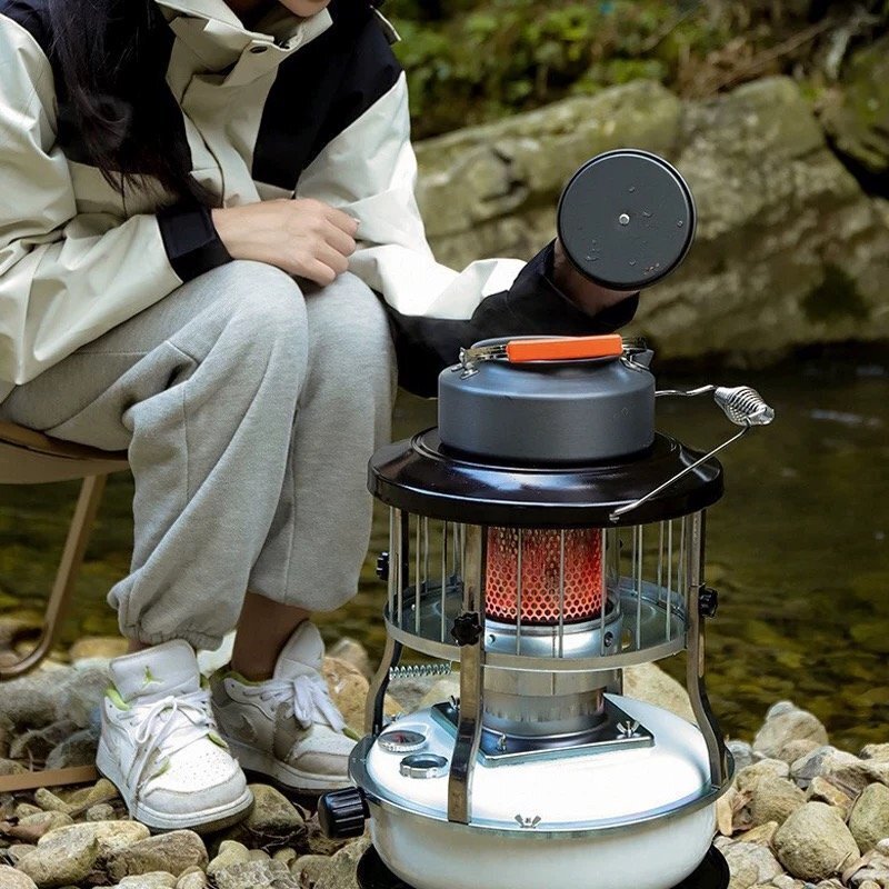 アルパカストーブ　ジャンク品　オマケ付き アルパカストーブ 石油ストーブ 小型 専用バッグ付 アルパカ