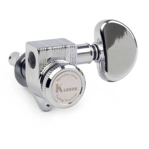 Kluson 3+3 Locking Revolution Series E-Mount Tuners GROVER 102シリーズ互換 Chrome #KLUSON-REV3-CH