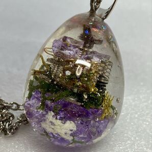 ハンドメイド レジン ねじたまご ネックレス 作家さま 3