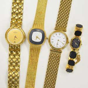 1円 可動品 腕時計 4本 ブッフェラー オリエント 等 他 クォーツ メンズ レディース 同梱不可