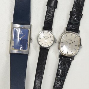 1円 可動品 腕時計 3本 オメガ 機械式 自動巻 手巻き レディース まとめて 同梱不可