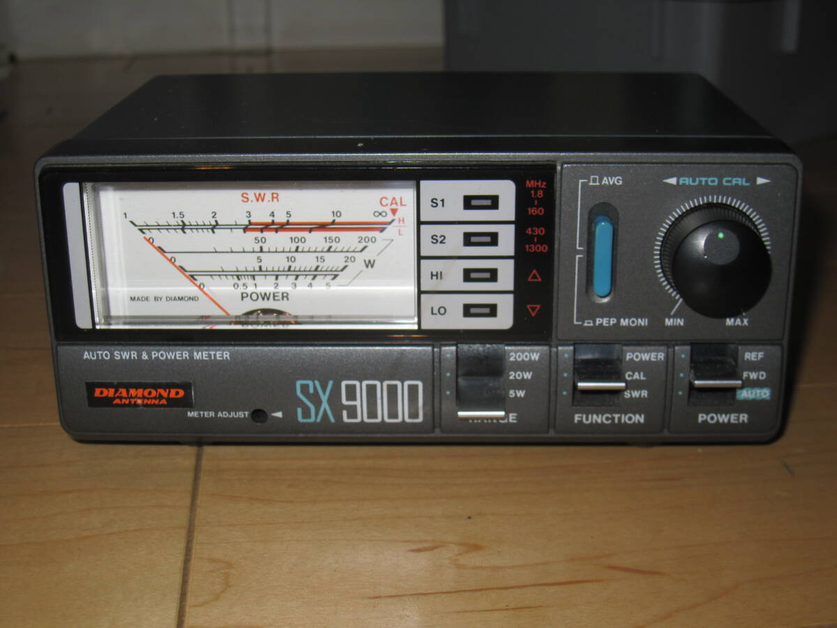現状品 ダイヤモンド SX-9000 オートマチックSWR&amp;パワー計 パワーメーター 第一電波工業 アマチュア 無線機 IT6GPV517BSK-YR-Z05-byebye 現状品 ダイヤモンド SX-9000 オートマチックSWR&パワー計