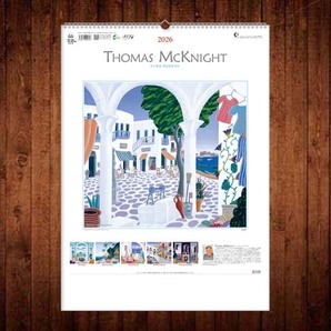■2026カレンダー■トーマス・マックナイト■TD-30748■