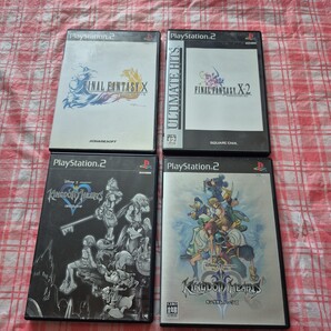 FINAL FANTASY ファイナルファンタジー X 10 X-2 KINGDOM HEARTS キングダムハーツ 1 2 4本組 PS2 プレステ2 プレイステーション2 058