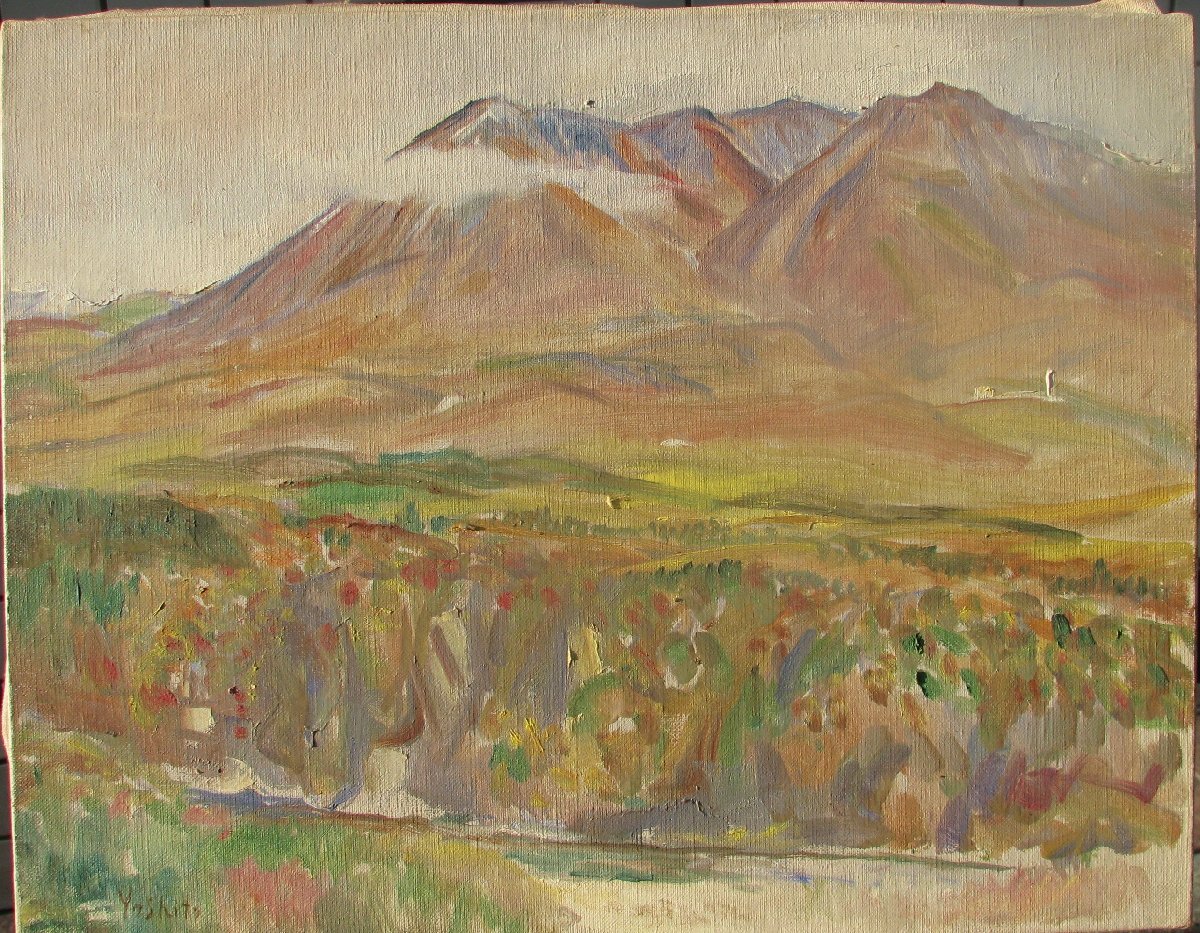 柴田謙治郎、「赤いテーブルの静物」、希少画集の額装画、四季、風景 柴田謙治郎、「赤いテーブルの静物」、希少画集の額装画、四季、風景