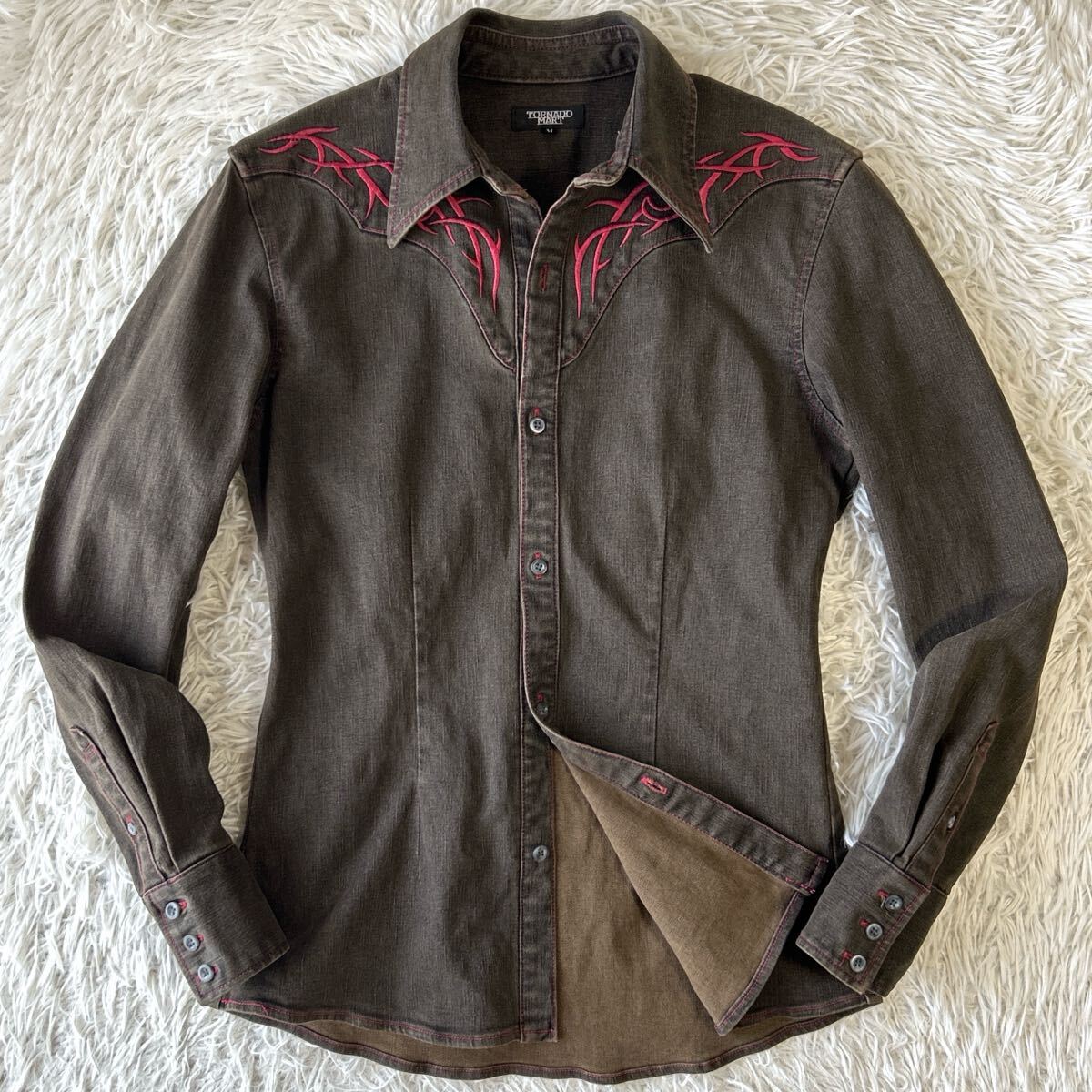 未使用品！トルネードマートメランジトリコットスエードヘアラインドレープジャケット TORNADO MART(トルネードマート)ジャケット通販 | TORNADO MART