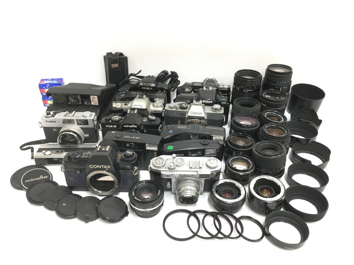 【土日限定値下げ】コンタックス 137 レンズセット　フィルムカメラ 土日限定値下げ】コンタックス 137 レンズセット フィルムカメラ