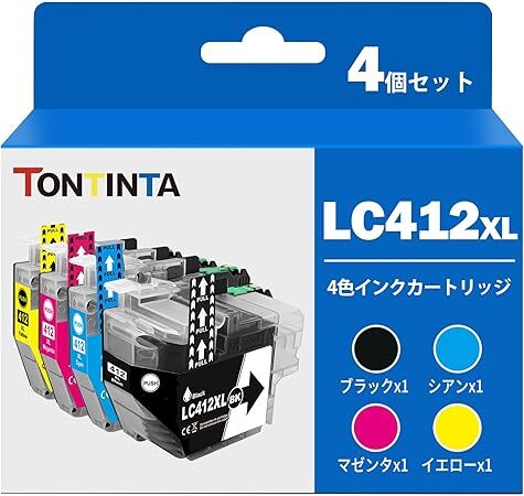 ブラザー LC412XL-4PK [4色パック 大容量] オークション比較