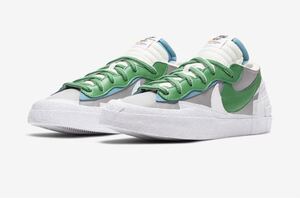 NIKE ブレーザーLOW×sacai CLASSIC GREEN 27.5cm 新品未使用!!デッドストック!!!売り切り!!DSM NY/ナイキ/サカイ