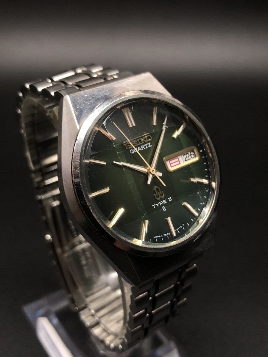 セイコー　タイプ２　美品　ガラス風防新品　電池新品　SEIKO type Ⅱ 2025年最新】Yahoo!オークション -セイコー タイプ2