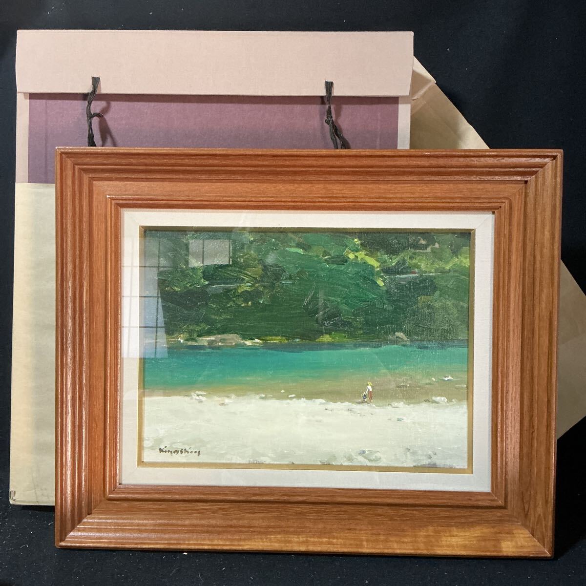 小磯良平、静物２、希少画集画、新品高級額、額装付、状態良好、油彩 風景 小磯良平、風景、希少画集画、新品高級額、額装付、状態良好