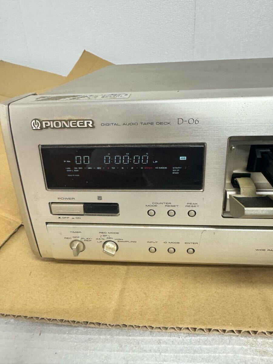 Pioneer　パイオニア　D-06　DATデッキ　動作品　D-O6 PIONEER D-06 – Audiolife － Enjoy your audio life!!