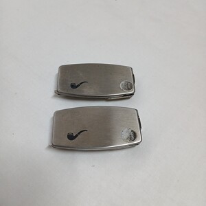 ZIPPO 2695 5機能マネークリップ2個 シルバー the pipe master パイプマスター パイプタバコ用タンパー ナイフ ヤスリ 中古保管品