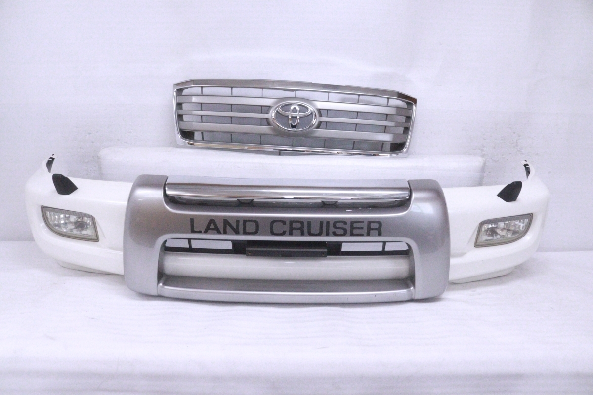 週末セール　当時物　純正　グリルガード　ランクル70 ランドクルーザー　バンパー ランクル70】純正グリルガードとフォグランプ 外装カスタム