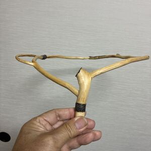 鮫皮を使った自作の玉置